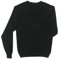 PLAIN V-NECK JERSEY