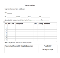 GATE PASS BOOKS